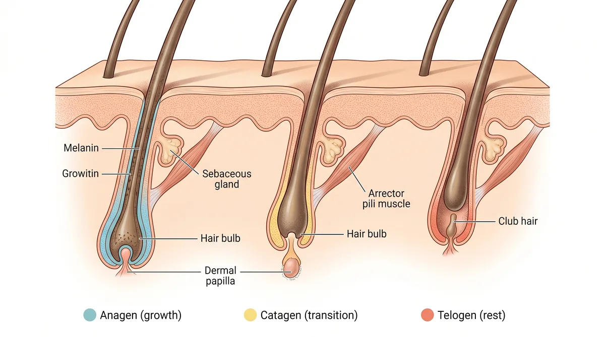 The Hair Growth Cycle: Why Most Loss Is Reversible